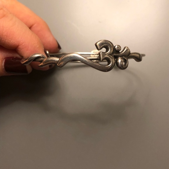Alex and Ani silver OHM adjustable bangle. Looks great worn in a “stack” - Picture 2 of 4